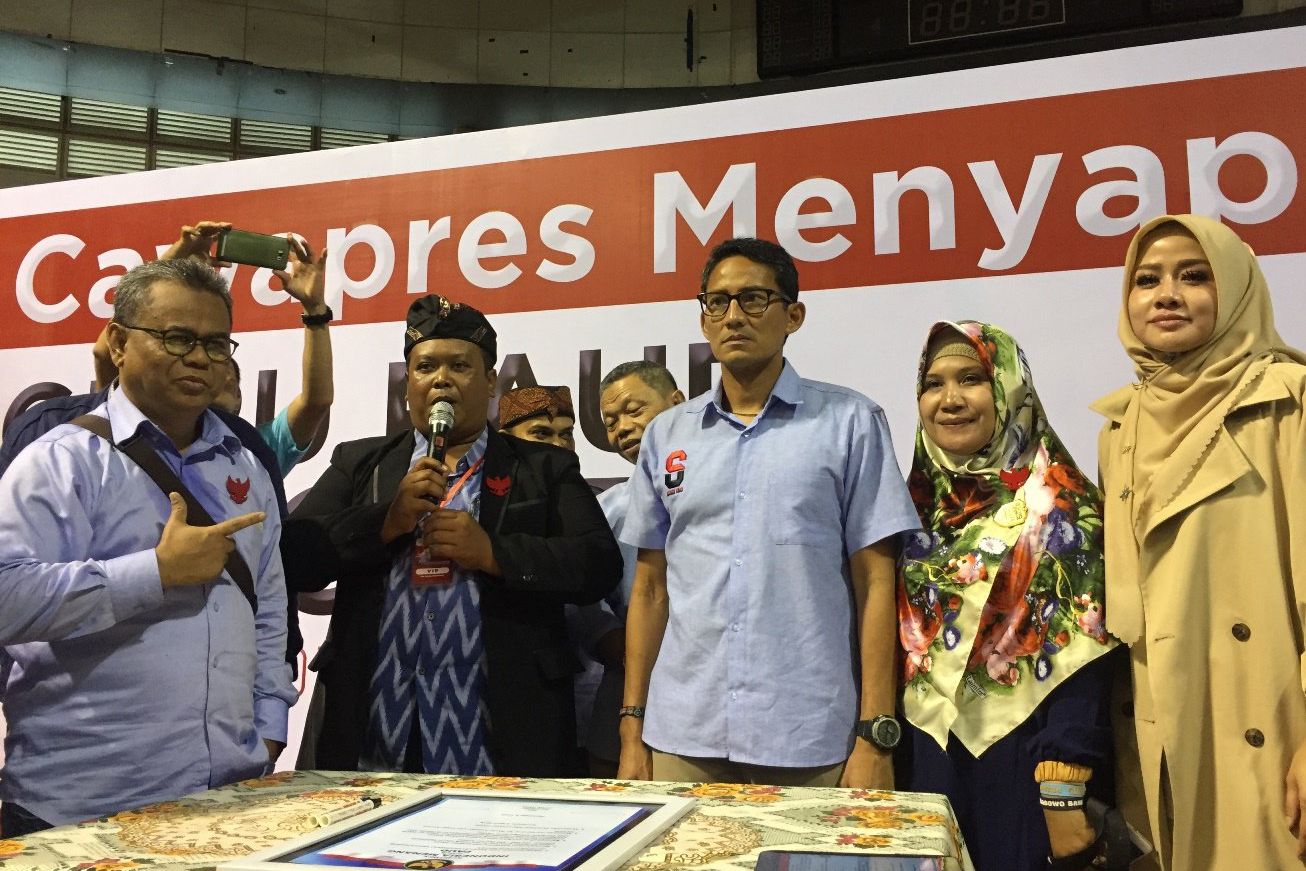 Sandiaga: Janji Kampanye Lebih Berat dari Pil KB