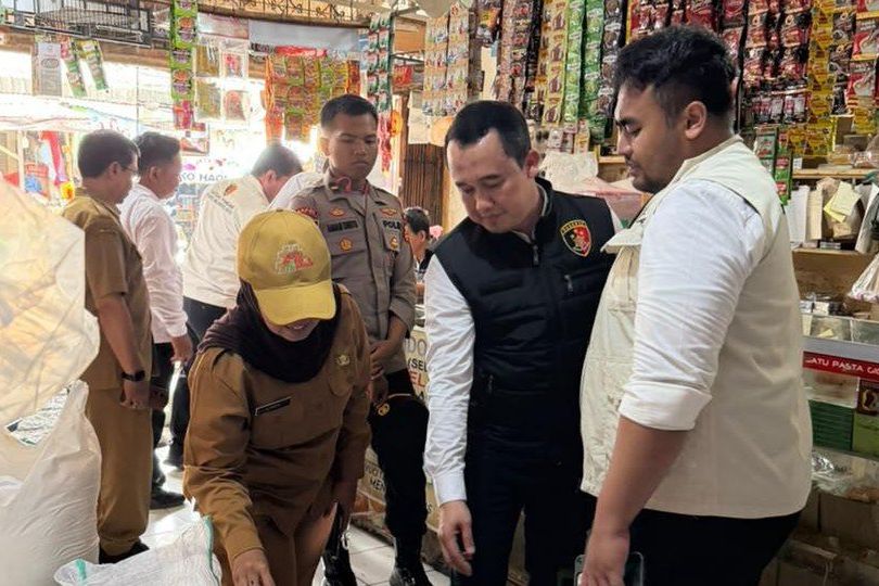 Satgas Pangan Polres Mojokerto Kota Pantau Harga dan Stok Beras di Pasaran