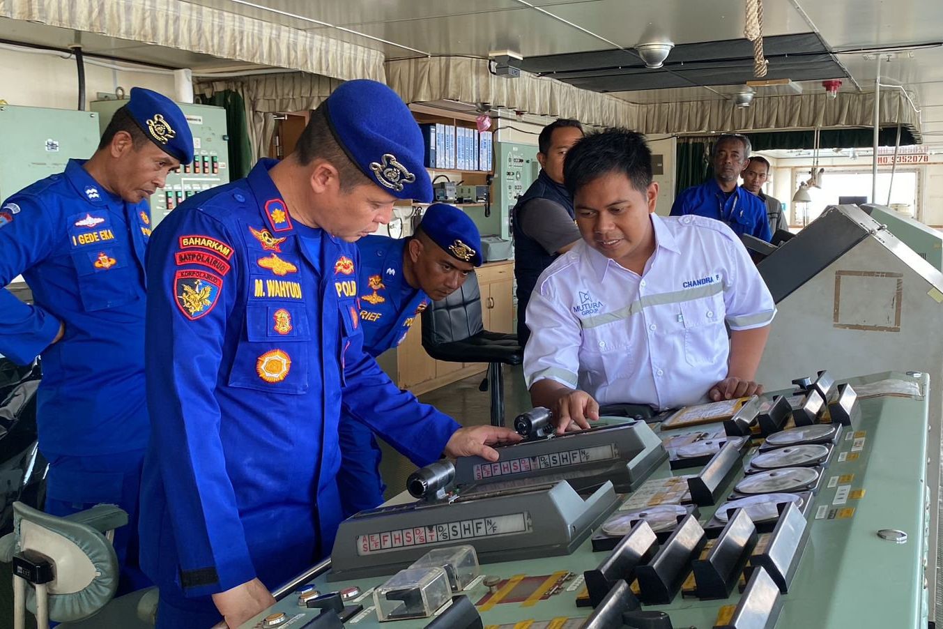 Satpolairud Polresta Banyuwangi Gelar Ramcheck di Pelabuhan Tanjung Wangi