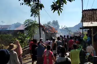 Ruko di Probolinggo Terbakar, Satu Orang Terluka