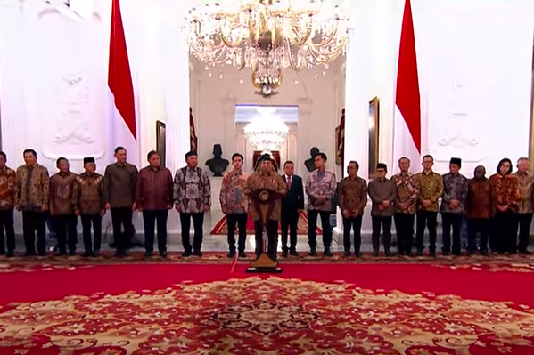 48 Menteri Kabinet Merah Putih, Akademisi hingga Tim Sukses Jokowi dan Prabowo