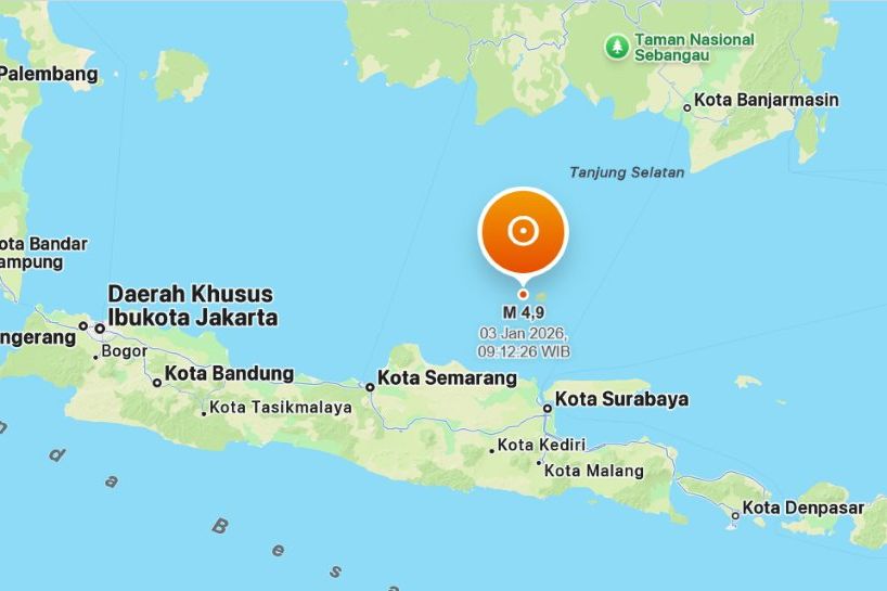 Tuban Digoyang Gempa Tektonik M 4,9 yang Tak Berpotensi Tsunami