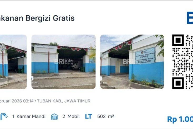 Dapur MBG di Plumpang Tuban Sempat Dilelang BRI