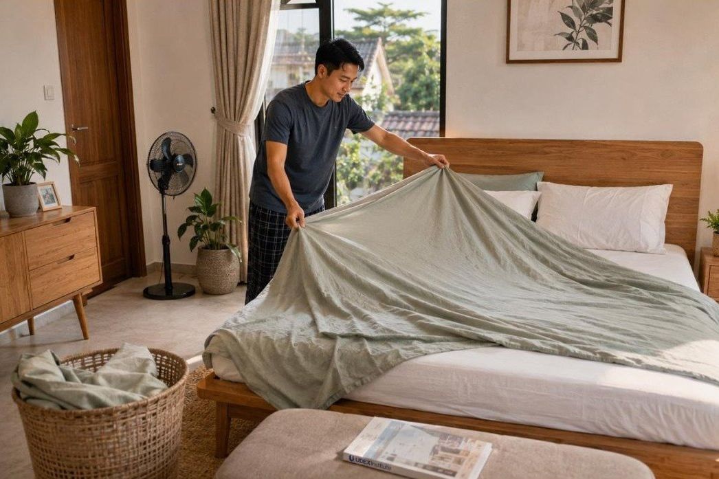 Pilih Seprai Nyaman untuk Tidur Saat Cuaca Panas