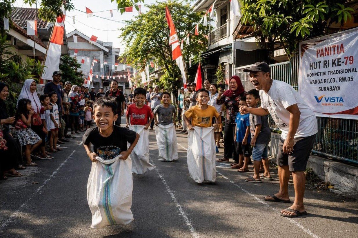 Lomba 17 Agustus yang Tetap Seru Lintas Generasi