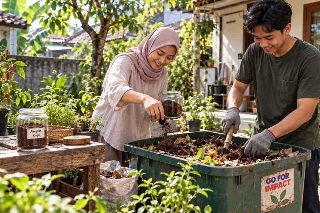 Ampas Kopi Jangan Buru-Buru Dibuang