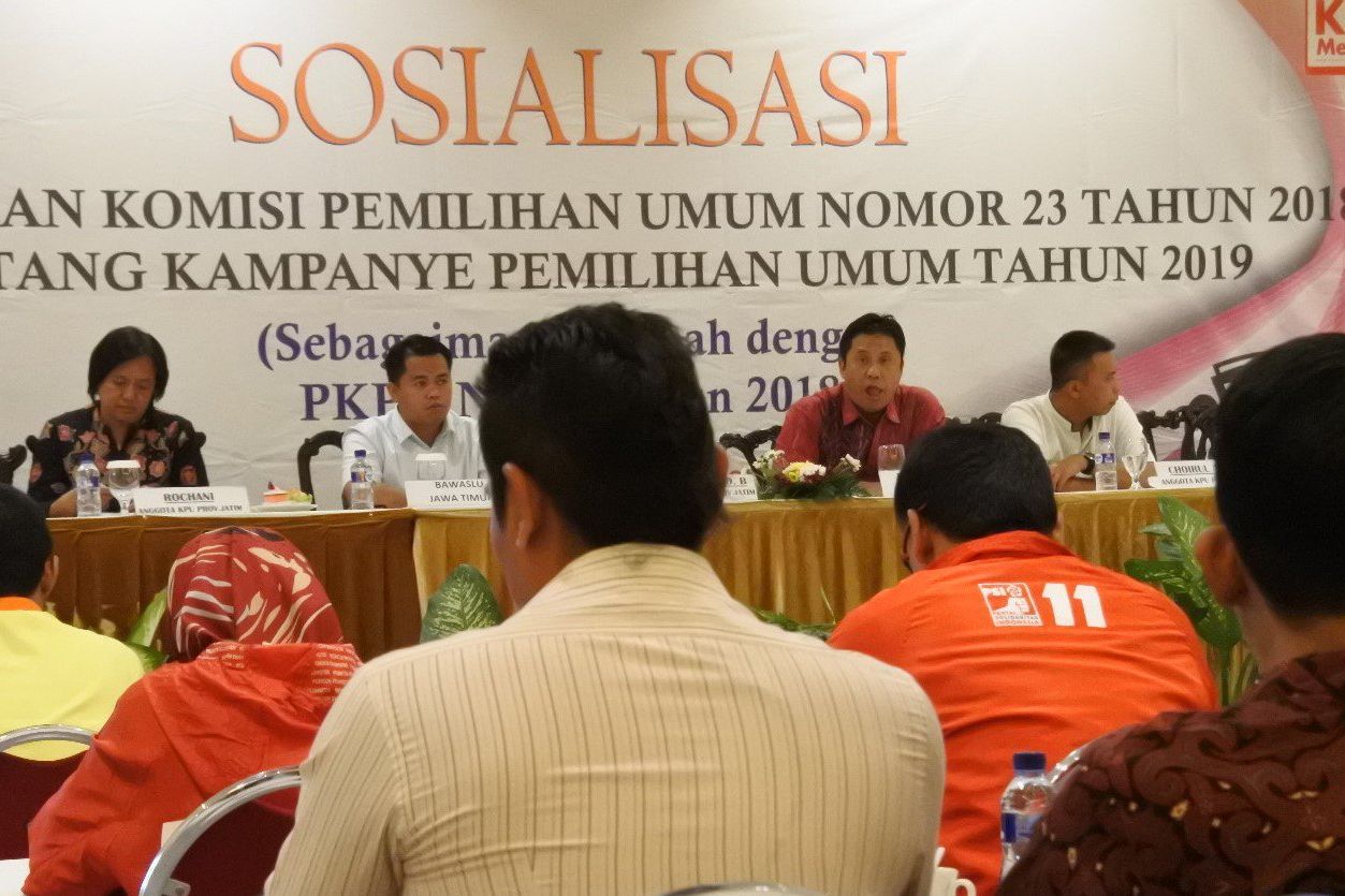 KPU Jatim Batasi 10 Akun Medsos untuk Kampanye 