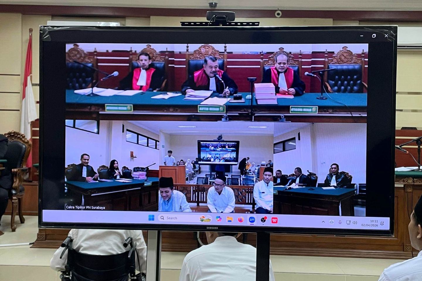 Sidang Perdana Korupsi Dana Hibah Ponpes di Gresik, Tiga Orang Didakwa