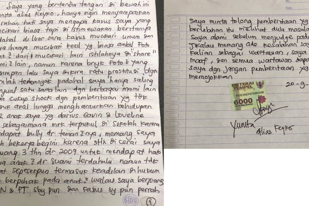 Ini Curahan Hati Sosok Muncikari Papan Atas Curhat di Balik Jeruji Besi