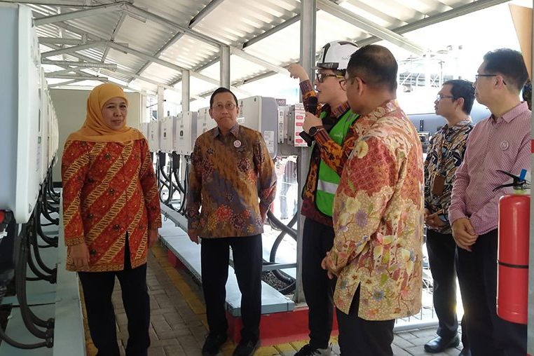 PT Tjiwi Kimia Memiliki Panel Tenaga Surya dengan Luas 1 Hektare