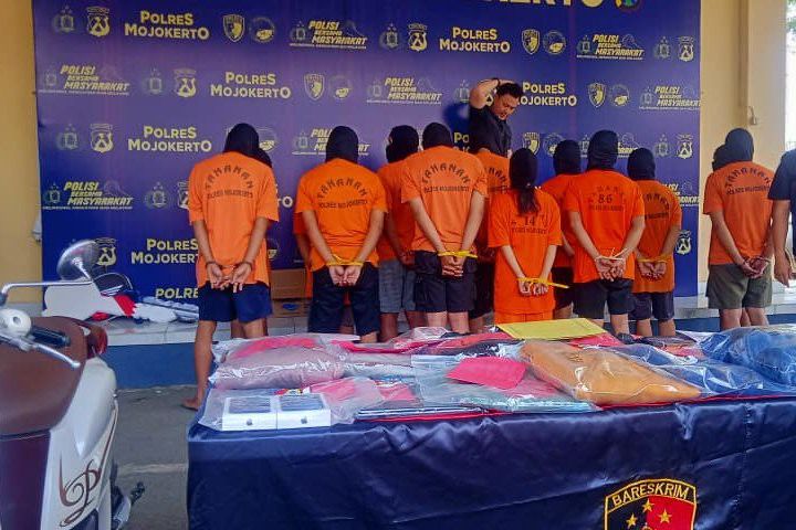 Pasutri di Mojokerto Diduga Curi Motor di Tiga Lokasi