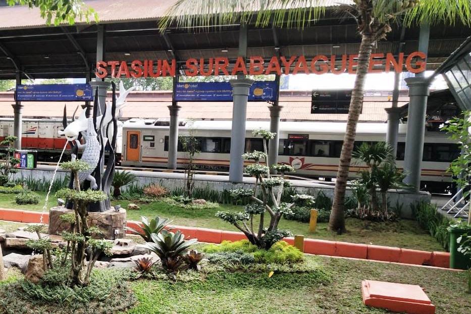 KAI Minta Pemkot Surabaya Perbaiki Fasum di Sekitar Stasiun
