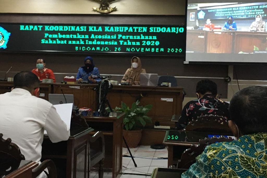 Unicef Dorong Pemkab Sidoarjo Bentuk APSAI Menuju Kabupaten Layak Anak 2021