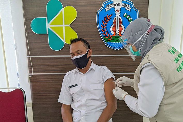 5000 Nakes di Ponorogo Bakal Mendapat Vaksinasi Dosis Ketiga