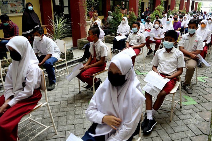 Kejar Target, 18.623 Pelajar Sudah Divaksin
