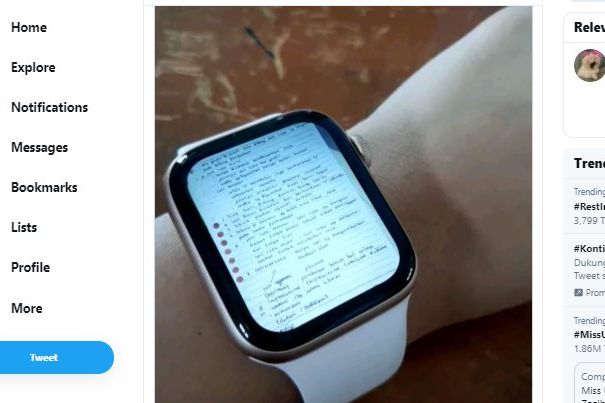 Viral Smartwatch Digunakan Buat Mencontek