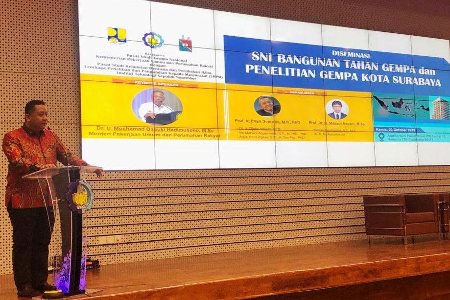 Pemkot Surabaya Janjikan Biaya Penelitian Gempa pada Tim Riset ITS