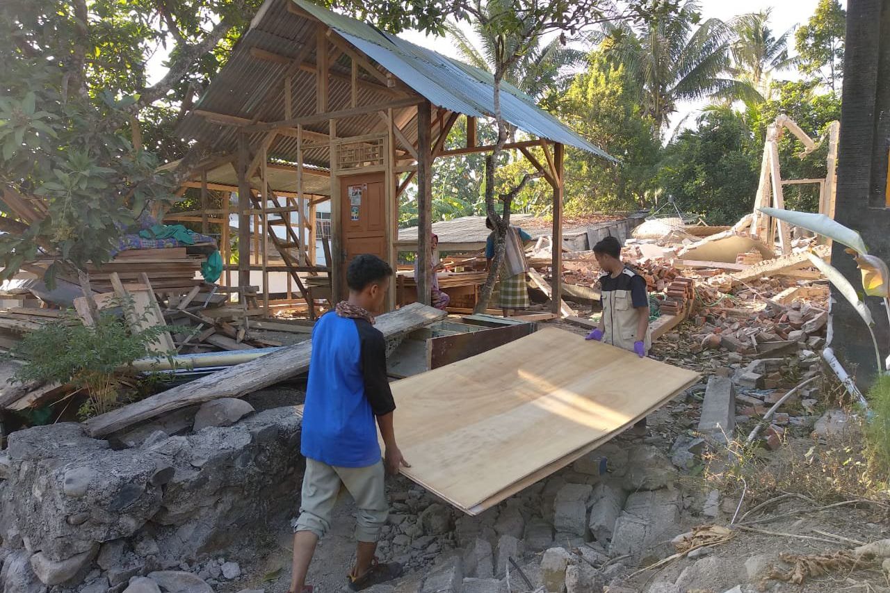 Begini Spesifikasi Huntara ala ITS Surabaya untuk Korban Gempa Lombok