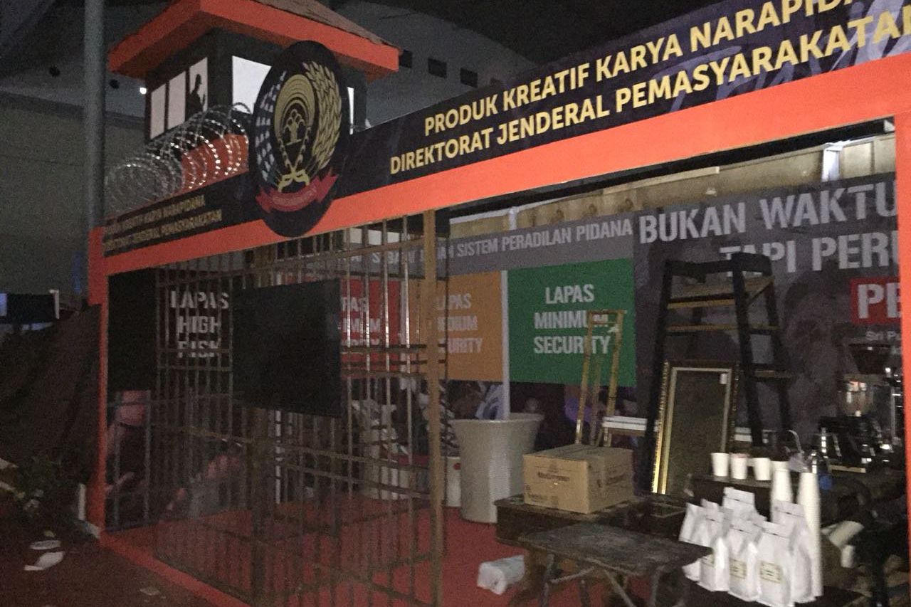 Hasil Karya Napi Ikut Pameran di Ajang Apkasi Otonomi Ekspo 2018