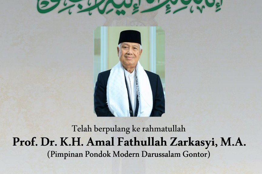 Prof Amal Fathullah, Satu Pimpinan Pondok Modern Gontor Wafat