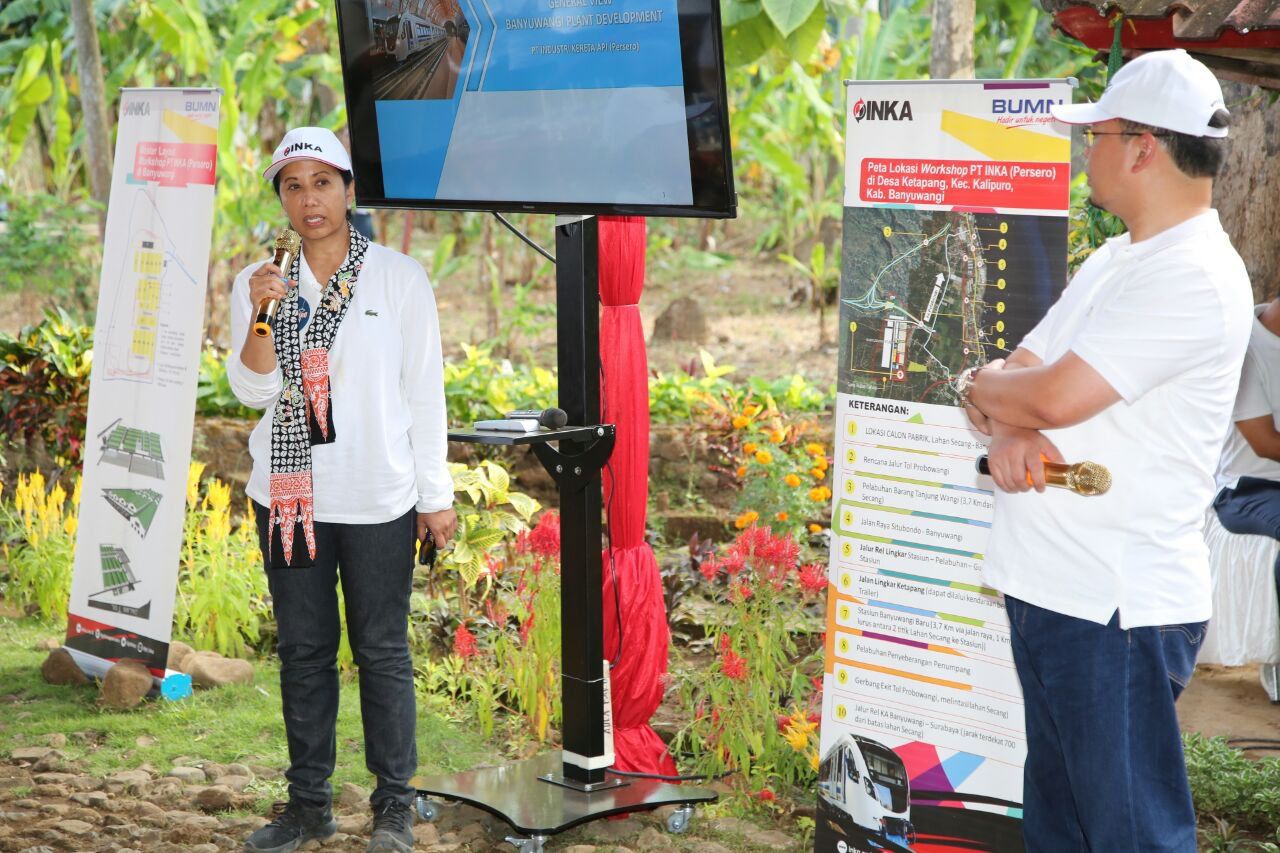 PT INKA Targetkan Pabrik di Banyuwangi Beroperasi 2020