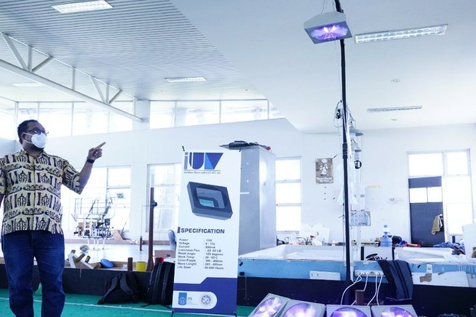 ITS dan RSUA Rancang Lampu LED IUV untuk Sterilisasi Covid-19