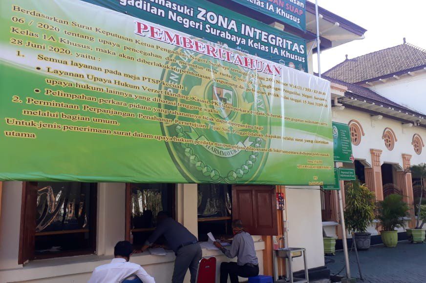 Sidang di PN Surabaya Ditutup 14 Hari, 310 ASN Jalani Rapid Test