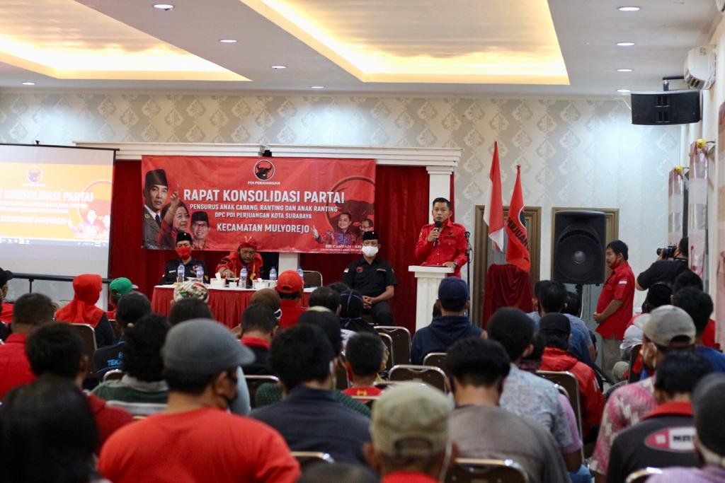 Menangkan Eri-Armuji, PDIP Surabaya Rapatkan Barisan
