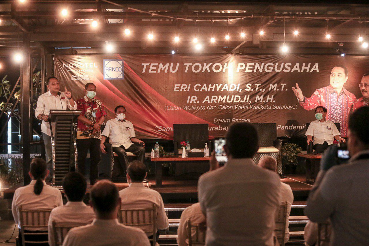 Bertemu APINDO, Eri Cahyadi: Ekosistem Bisnis Surabaya Harus Kelas Dunia.