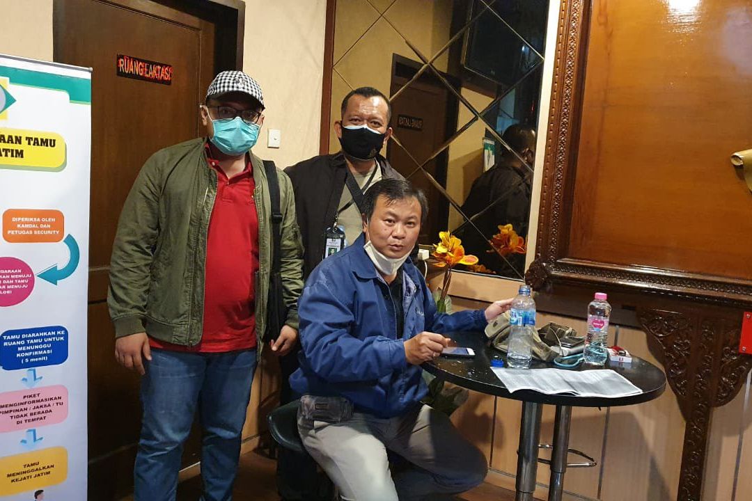 Buronan Penjiplak Merk Antena Televisi Ditangkap di Surabaya