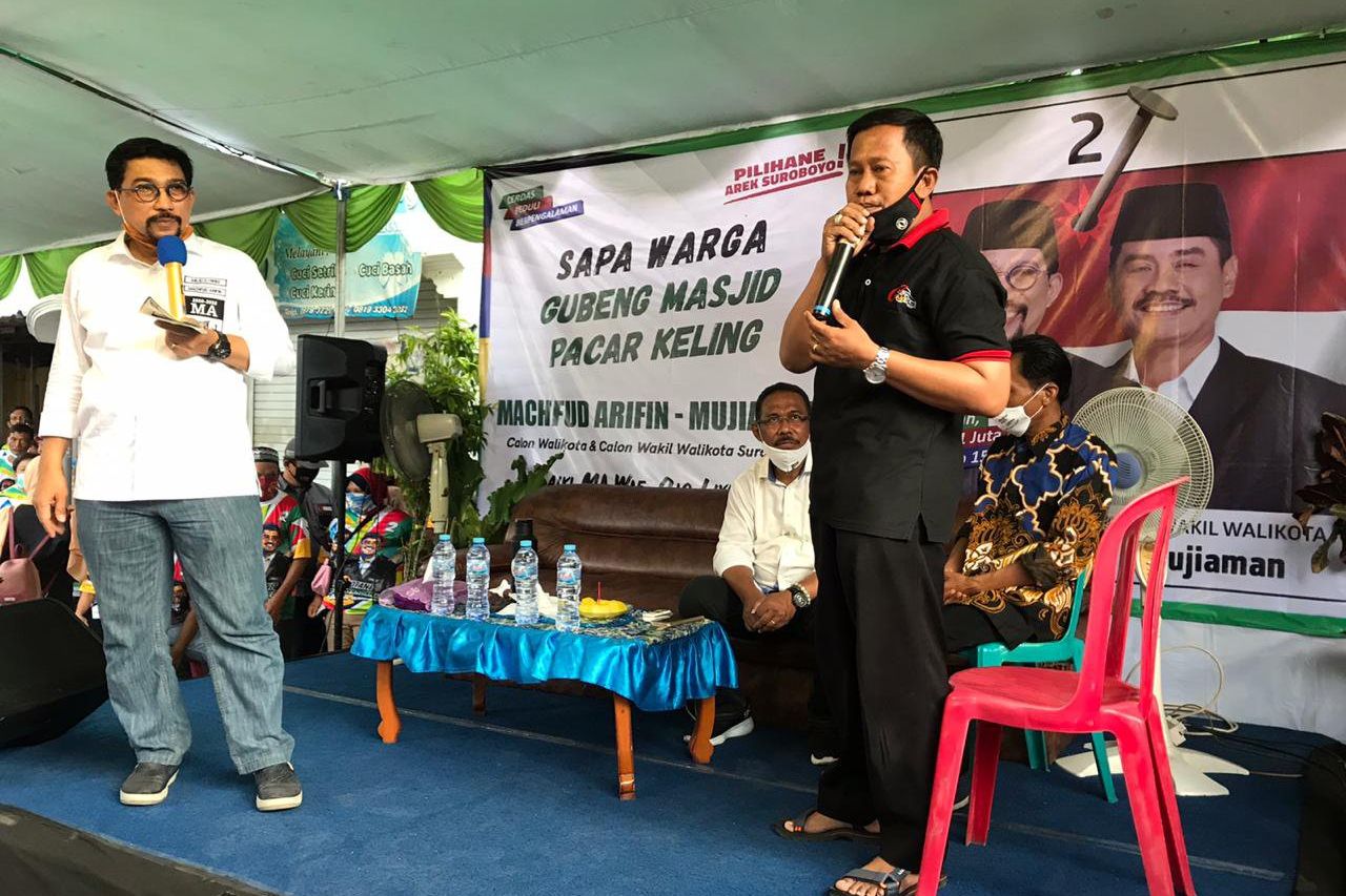 Warga Gubeng Siap Menangkan Machfud Arifin di Pilkada Kota Surabaya
