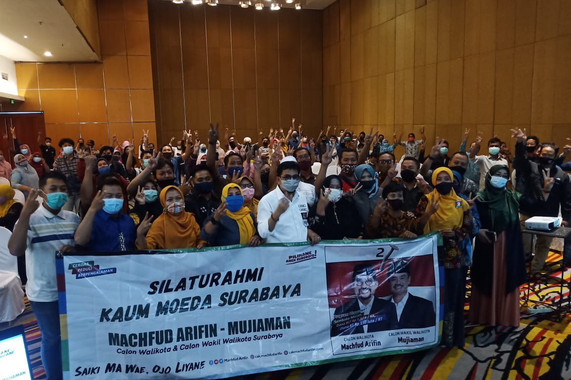 Rangkul Semua Kalangan, Kaum Moeda Surabaya Siap Kawal Kemenangan MAJU 