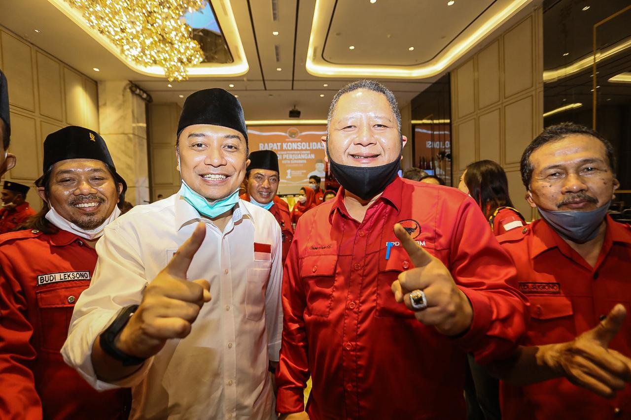Whisnu Sakti Tabuh Genderang Perang Lawan Machfud Arifin di Pilkada Surabaya