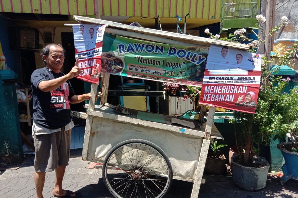 Pegiat UMKM ekslokalisasi Dolly-Jarak Dukung Eri Cahyadi-Armuji