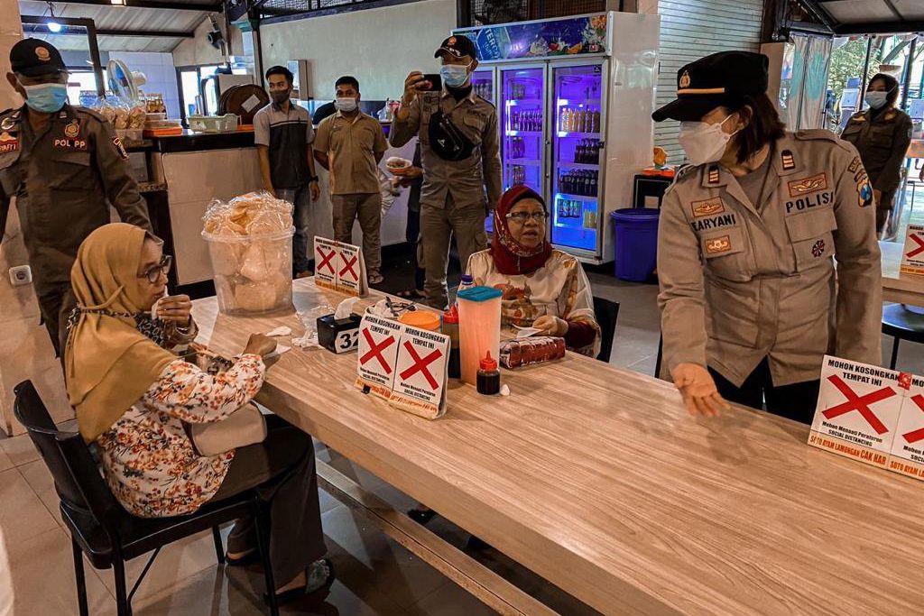 Tekan Sebaran Covid-19, Polrestabes Surabaya Masif Gelar Operasi Yustisi