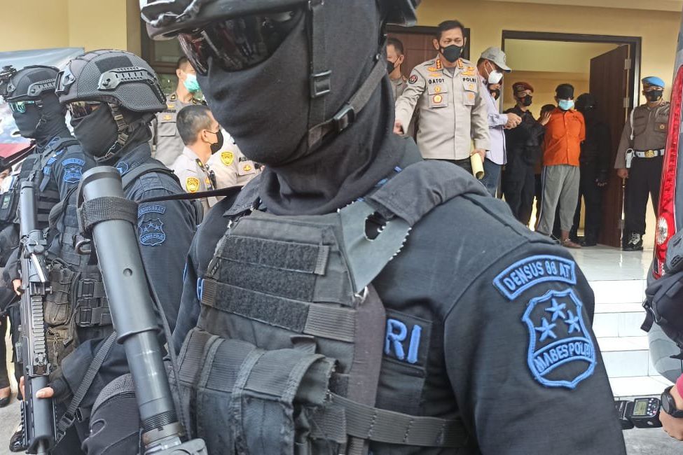 Tiga Pekan di Jatim, Densus 88 Sergap 22 Orang Terdugas Teroris