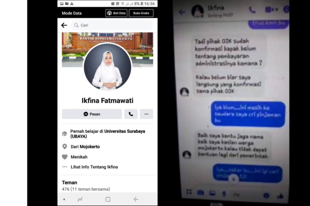Nama Bupati Mojokerto Dicatut Untuk Lakukan Penipuan Program Pemerintah