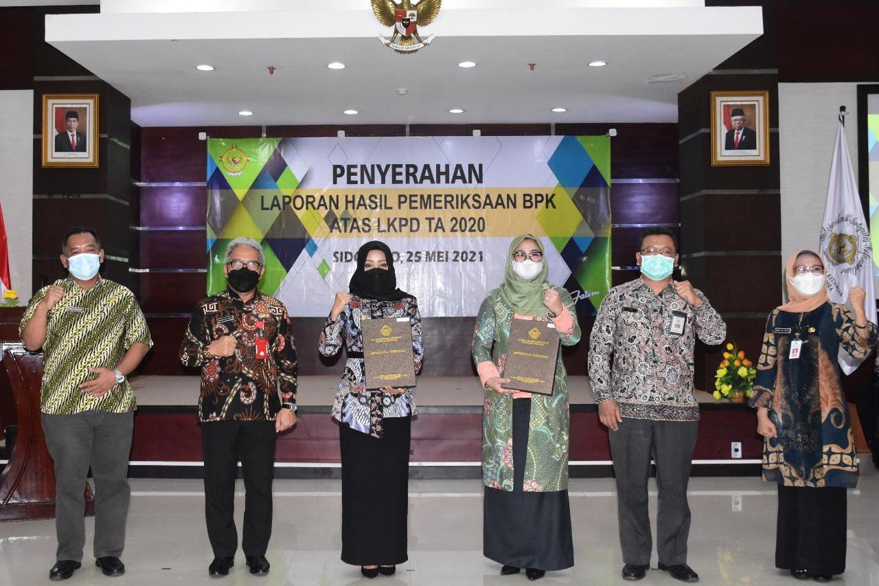 Pemkab Mojokerto Raih WTP Tujuh Kali Berturut-turut
