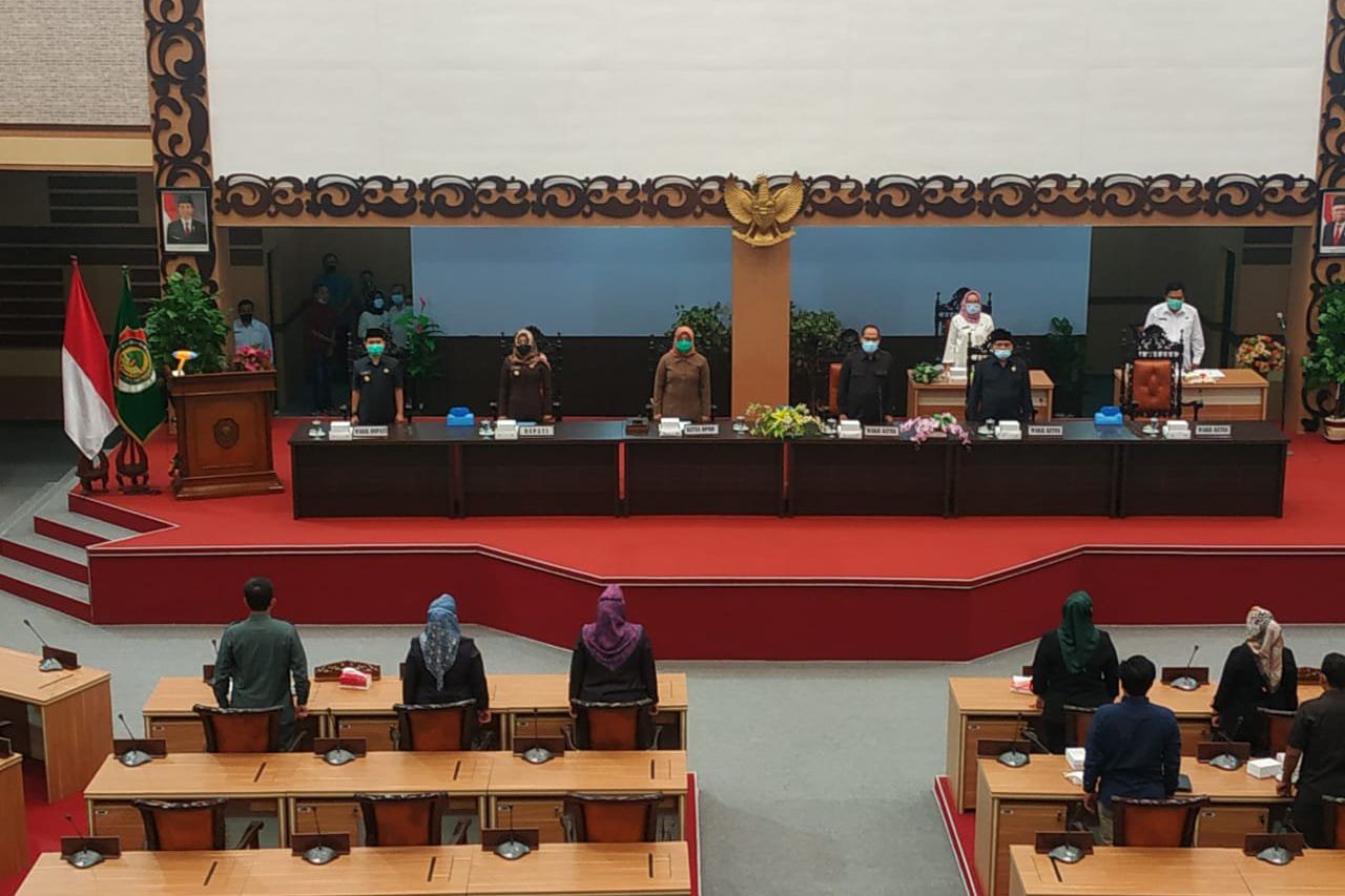 DPRD Kabupaten Mojokerto Gelar Rapat Paripurna Nota Penjelasan Bupati Soal APBD 2020