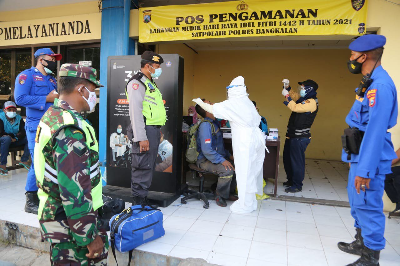 160 Orang Terjaring Swab Antigen di Pelabuhan Kamal, 4 Reaktif