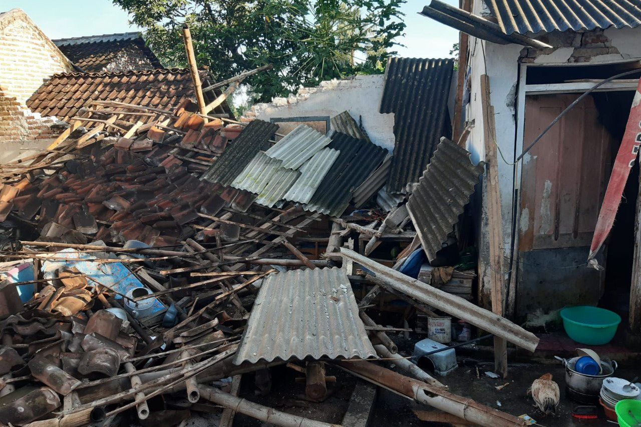 Jember Diguncang Gempa Magnitudo 5,1, Beberapa Rumah Rusak