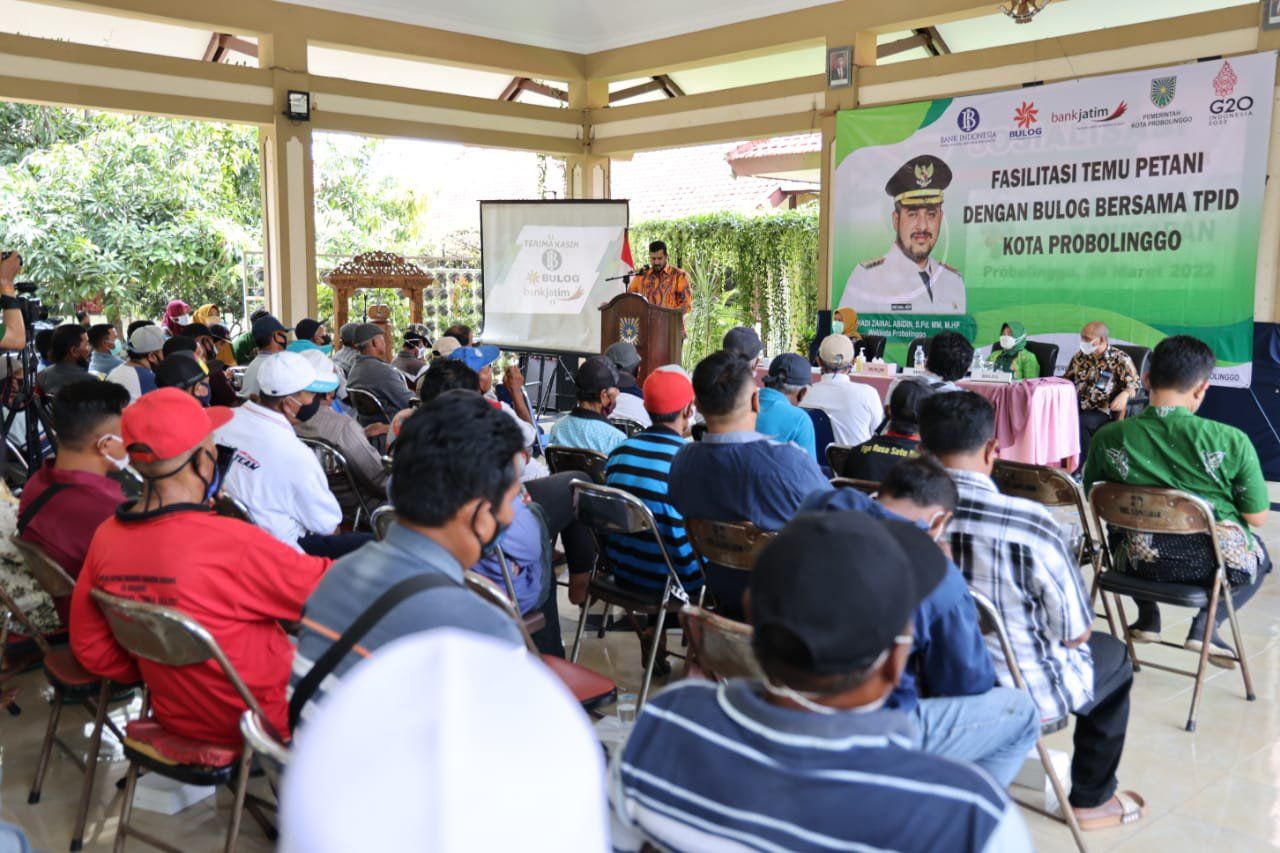 TPID Kota Probolinggo Pertemukan Petani dan Bulog Guna Stabilkan Harga Pangan