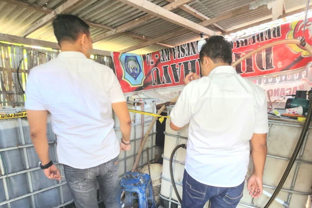 Modus Penimbunan Ratusan Liter Biosolar Subsidi di Lamongan