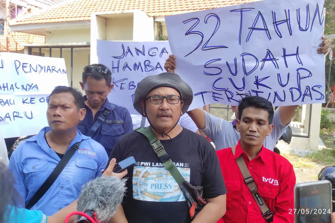 Sampaikan Aspirasi ke Pemkab dan DPRD Lamongan, Puluhan Jurnalis Tolak Draft RUU Penyiaran