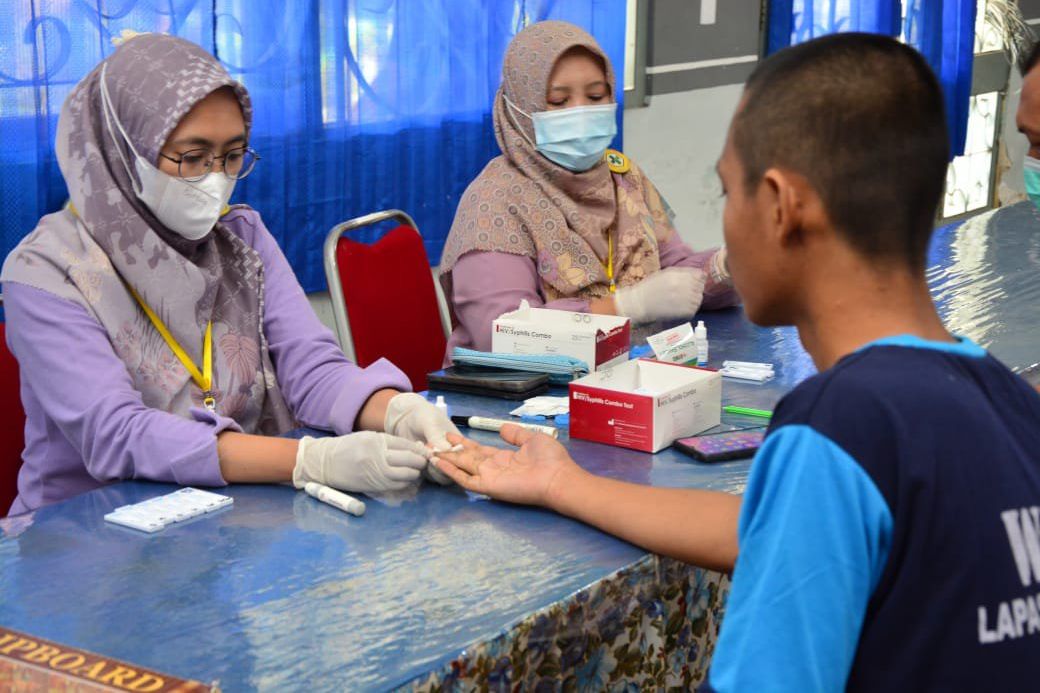 40 Napi Lapas Lamongan Jalani Tes HIV/AIDS, Ini Hasilnya