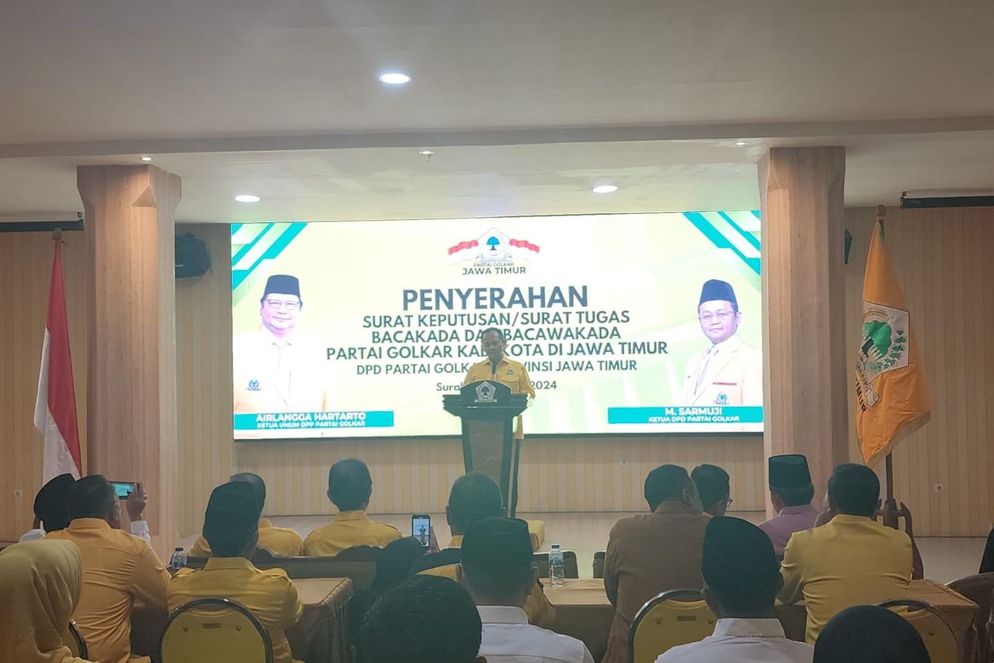 Beri Surat Tugas Belasan Calon Bupati dan Wali Kota, Golkar Jatim Tegaskan Tanpa Mahar