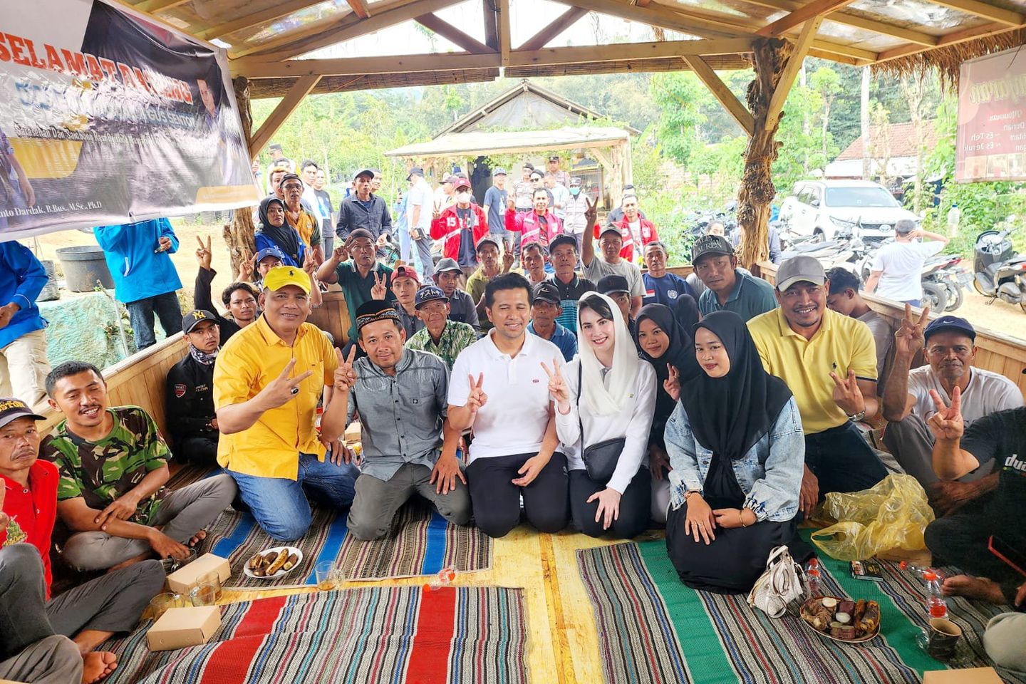Temui Petani Wonosalam Jombang, Mas Emil Bicara Alternatif Usaha Petani di Masa Peremajaan Tanaman