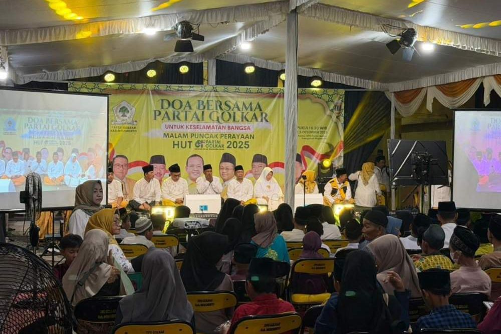 Doa Bersama Menutup Peringatan HUT ke-61 Partai Golkar Secara Nasional