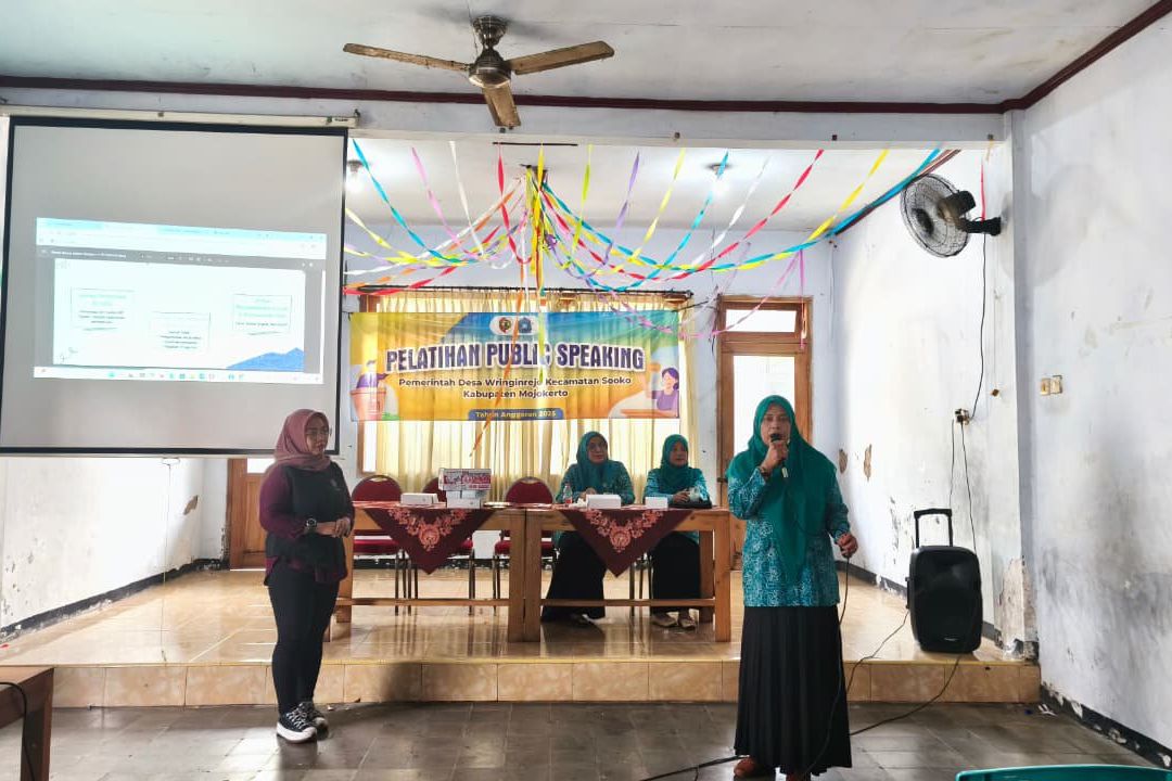 Lewat Workshop, PKK Desa Wringinrejo Asah Public Speaking Kader dan Pengurus