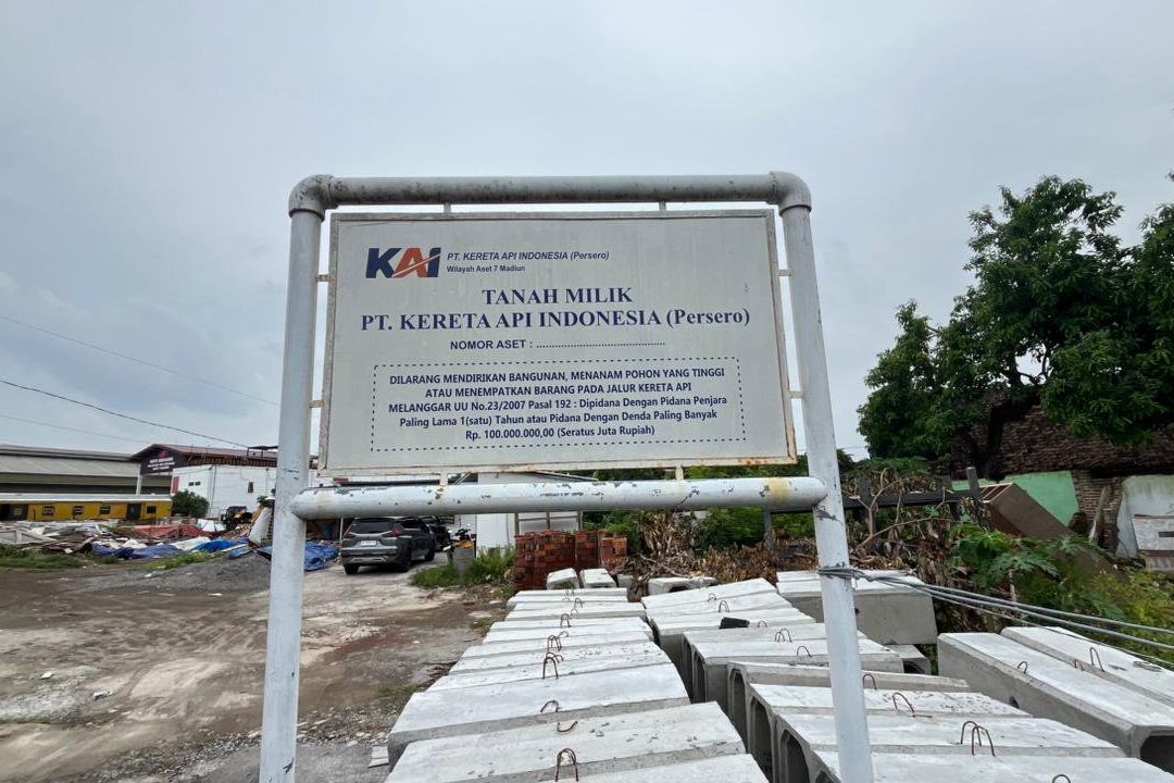 231 Ribu Meter Persegi Lahan di Wilayah Saradan Resmi jadi Aset PT KAI Madiun